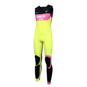 Unisex FLEAD wetsuit by UNLIMITED PWC, featuring a sleek black design with full-body coverage for jetski.