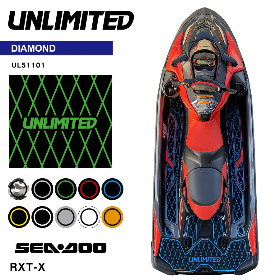 Traction Mat for RXT-X ('19~) (Diamond)(Made to Order is Available)