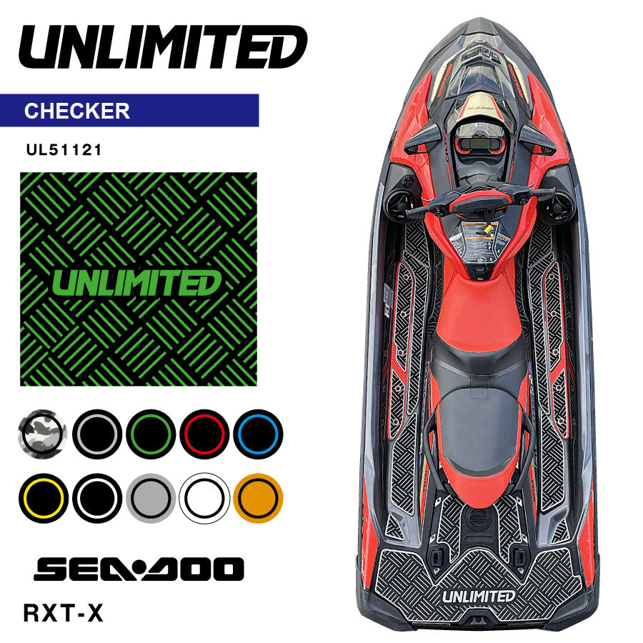 Traction Mat for RXT-X ('19~) (Checker)(Made to Order is Available)