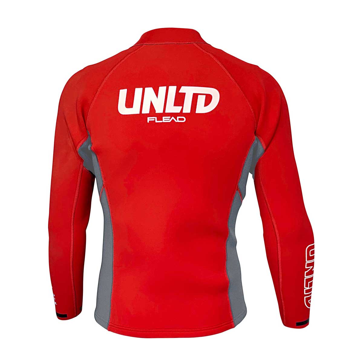 Unlimited PWC FLEAD Wet Jacket shown with front zipper, adjustable collar, and waterproof material for jetski.