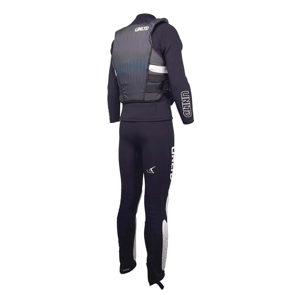 Unlimited PWC FLEAD S/E Life Vest with adjustable straps and reflective details for safety during water activities.