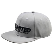 UNLIMITED Snapback Hat Gray