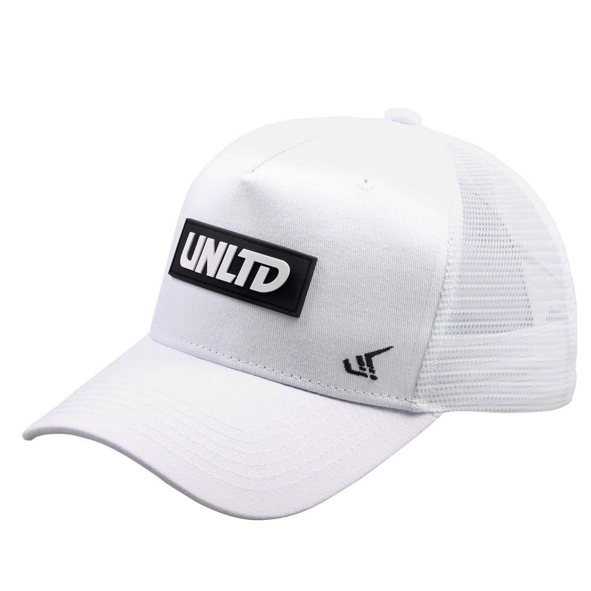 UNLTD Snapback Hat White