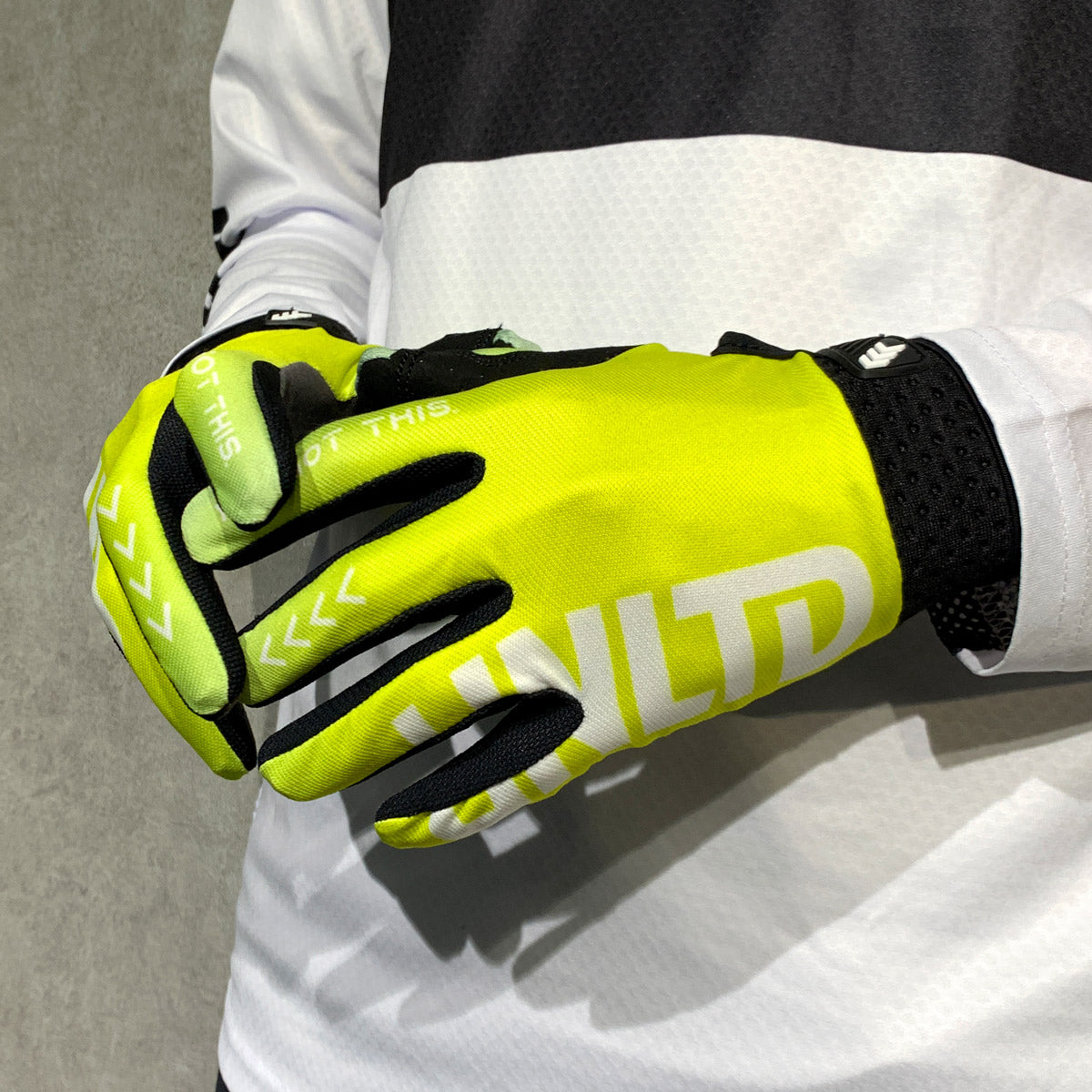 Unlimited PWC Hydro X Gloves, yellow jetski gloves with reinforced palms and adjustable wrist straps for water sports