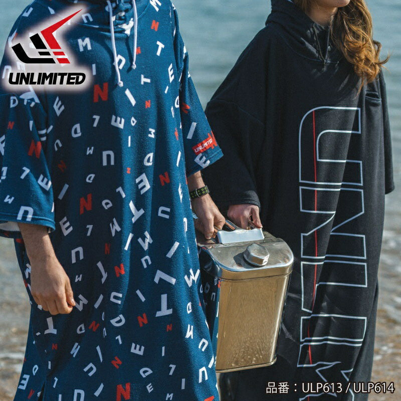 Microfibered Pull-over Towel Hoodie -NAVY-