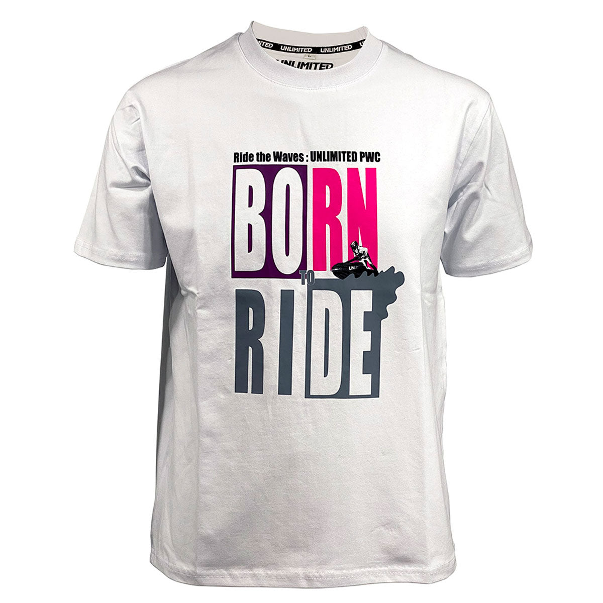 HYBRID COTTON UNISEX TEE  [BORN to Ride]