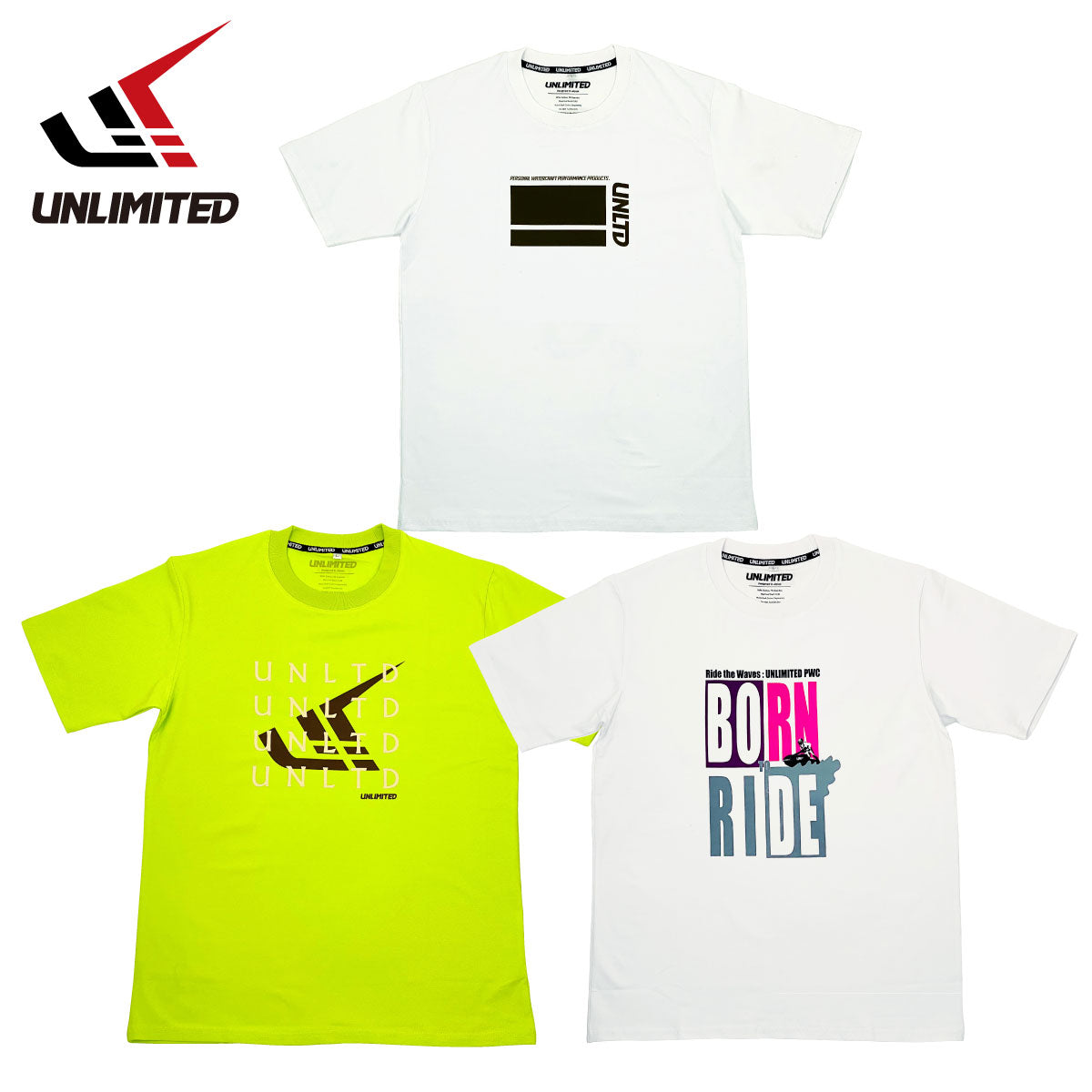 HYBRID COTTON UNISEX TEE  [BORN to Ride]