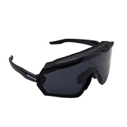 Unlimited-PWC Dual Flexion sunglasses with black frames and tinted lenses, designed for sporty, versatile eyewear.