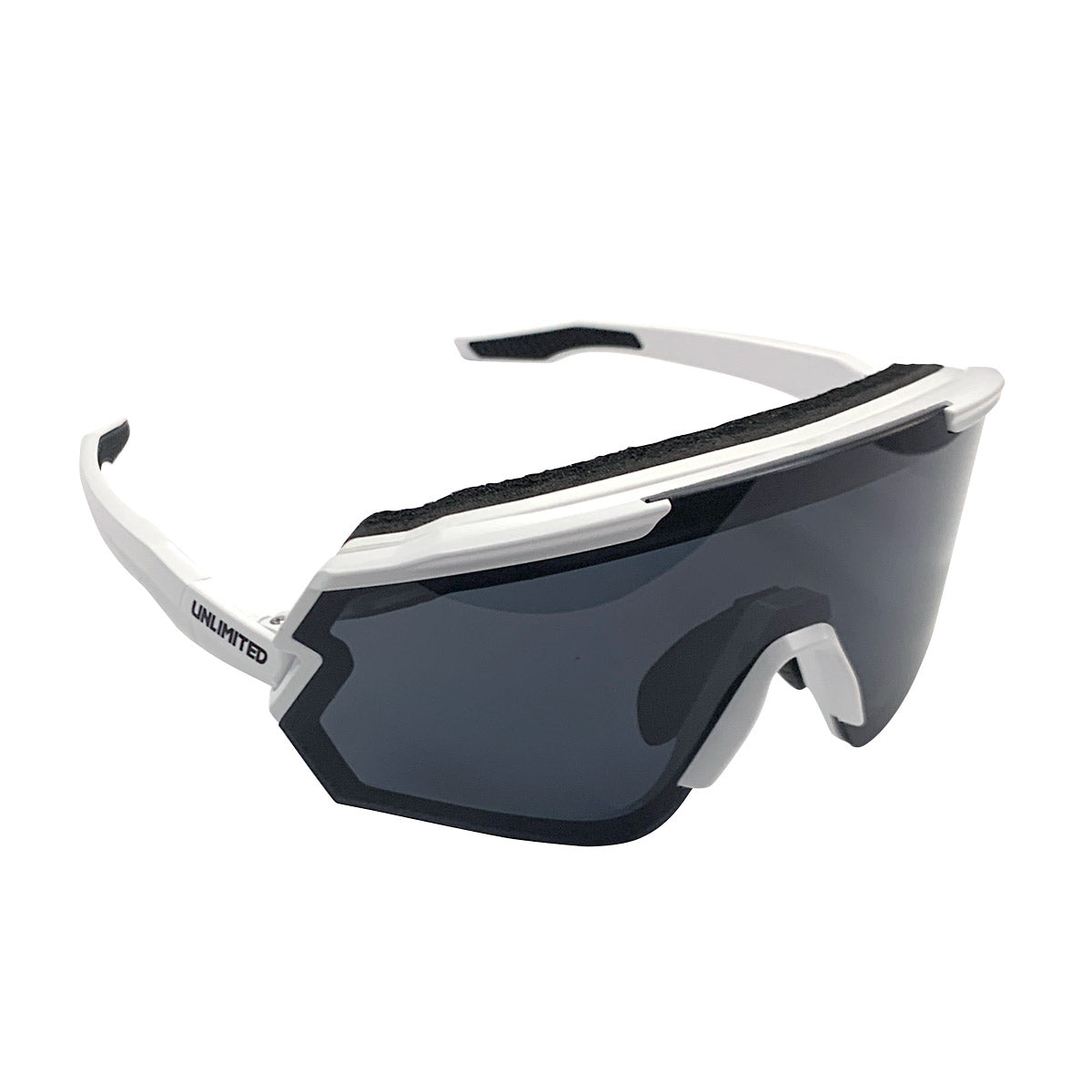 Unlimited-PWC Dual Flexion sunglasses with adjustable frame and polarized lenses, designed for sporty and outdoor activities.