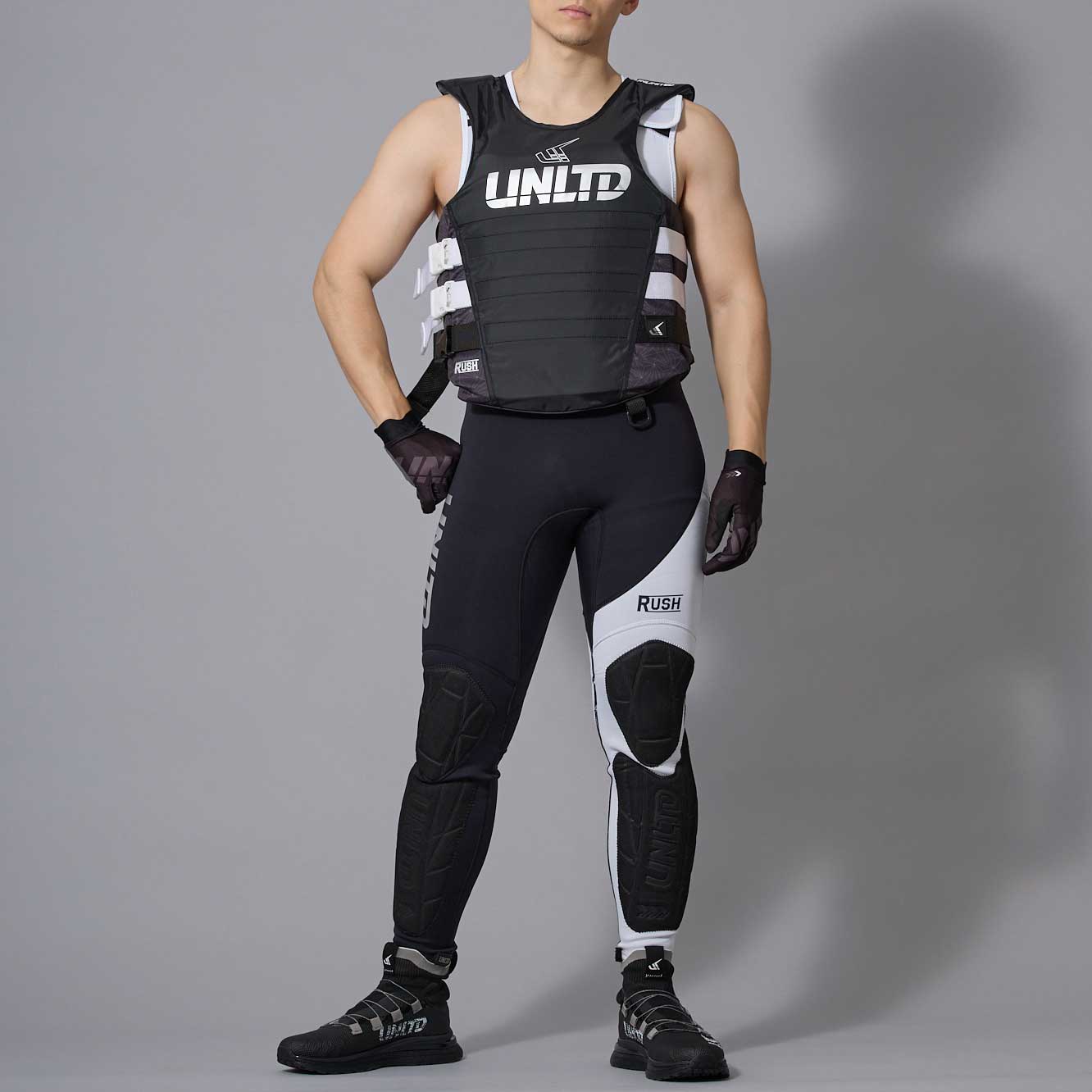 RUSH WETSUITS JOHN Black