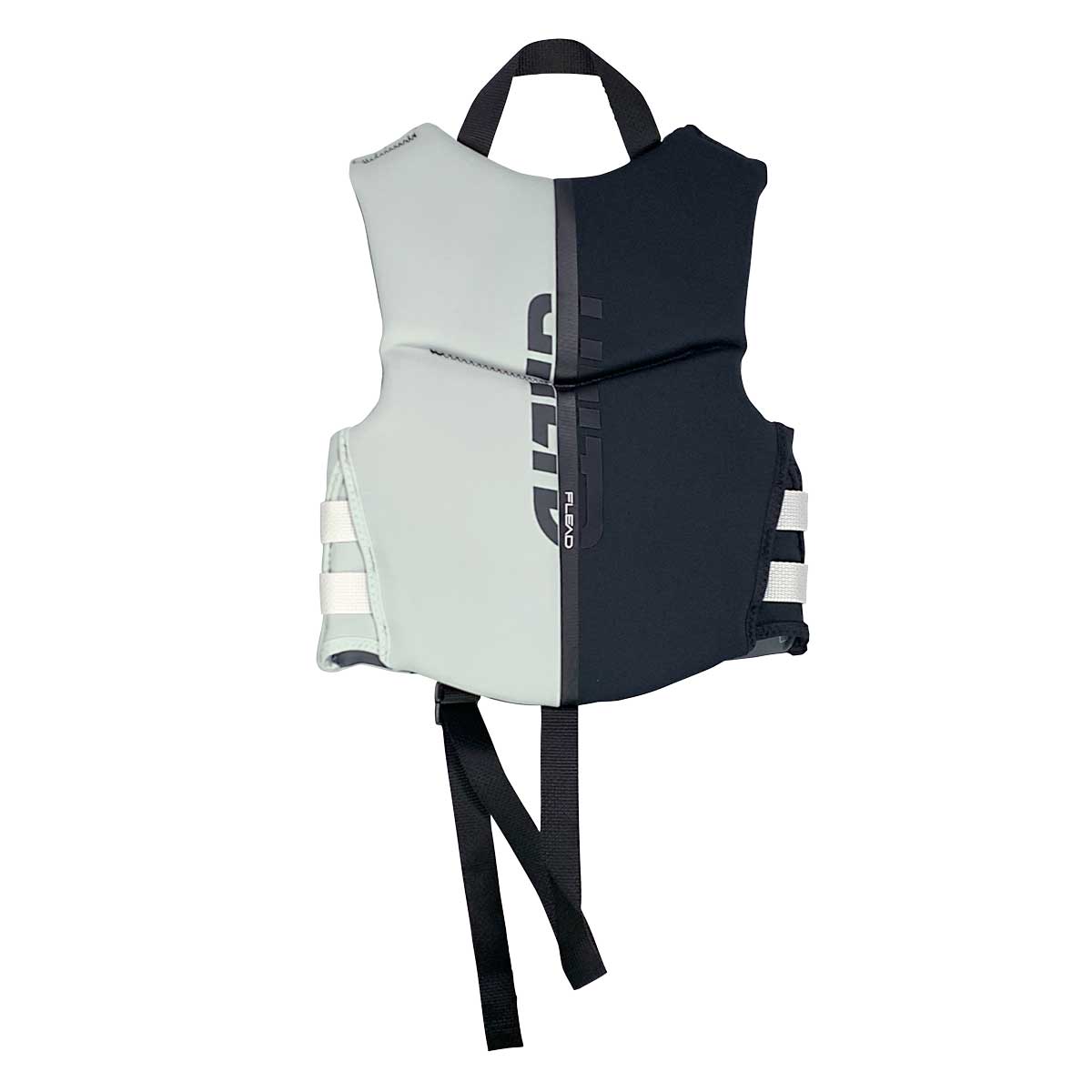 Child Neo Life Vest by Unlimited PWC, flotation vest with adjustable straps and safety buckles for kids.