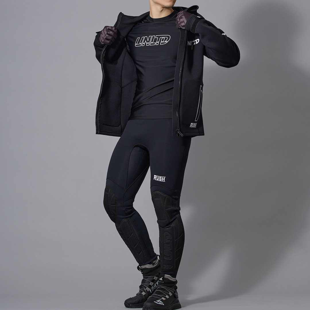 RUSH WET PANTS  Black